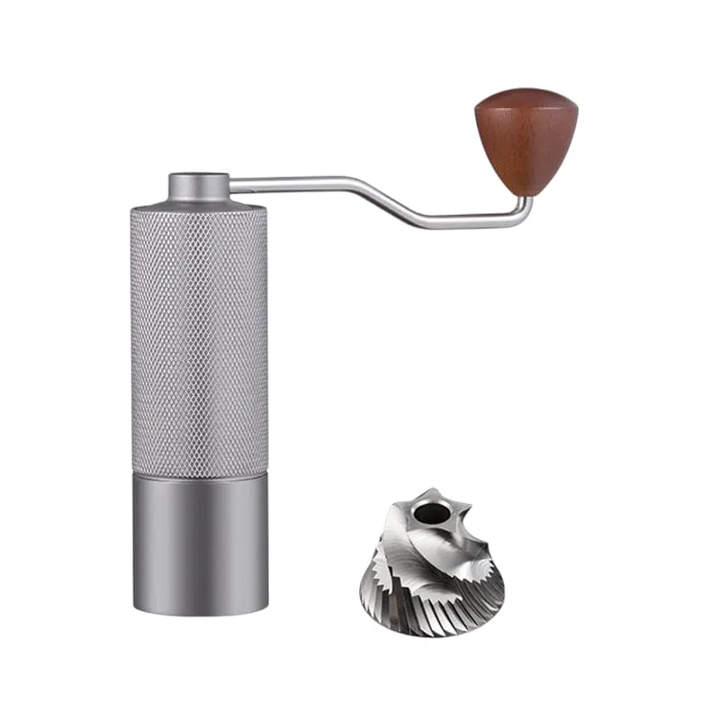 مطحنة يدوية معدنية بالكامل ترس خماسي