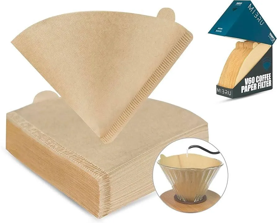 فلاتر V60 مقاس 02 من ميبرو