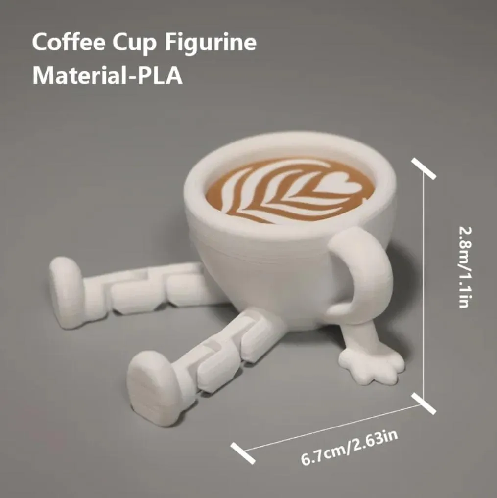 كوب كابتشينو 3D