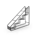 حامل سيروب عمودي