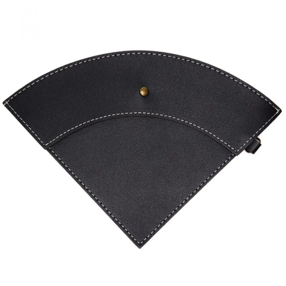 حافظة فلاتر جلدية لون اسود